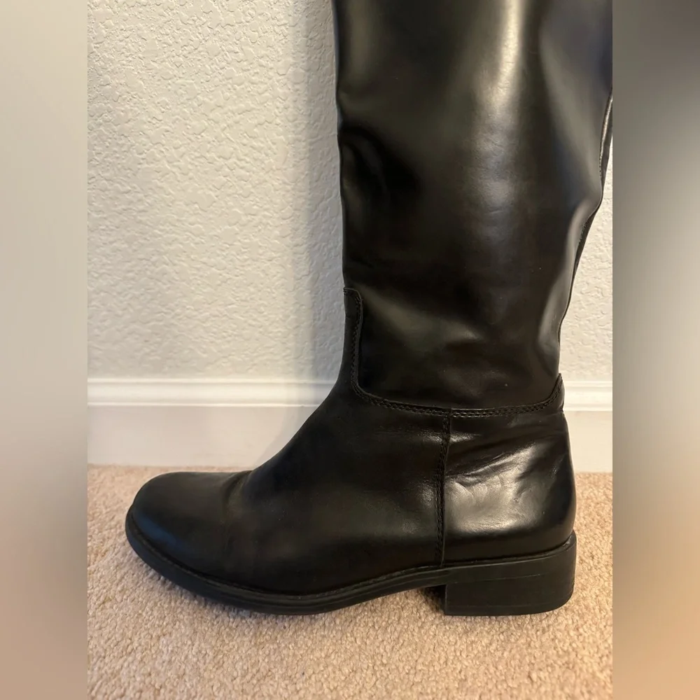 Vince Camuto Black Over-the-Knee Riding Boots